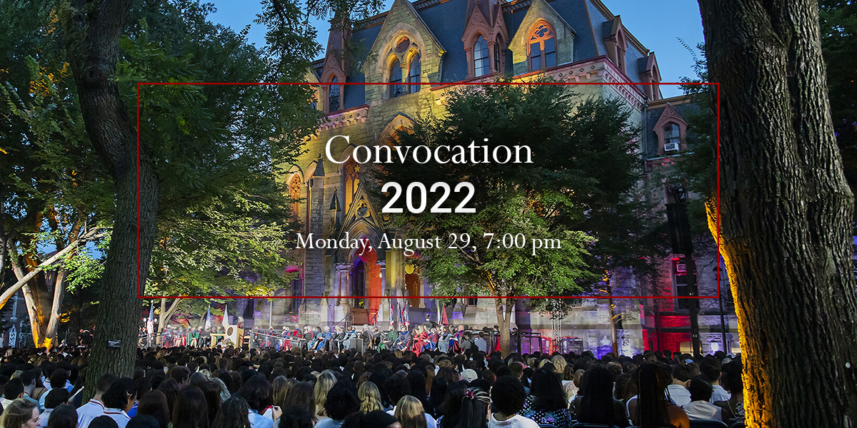 Convocation 2022 monday august 29 7:00 pm