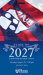 Convocation 2023 program cover