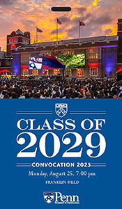 Convocation 2025 Program Cover